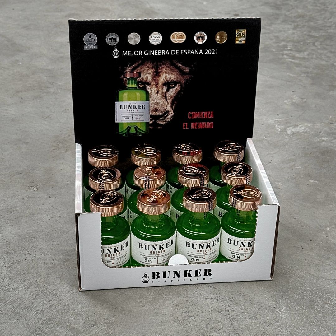 12 botellas BUNKER ORIGEN Mini 20cl.