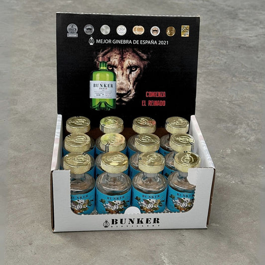 12 botellas BUNKER CLASSIC Mini 20cl.